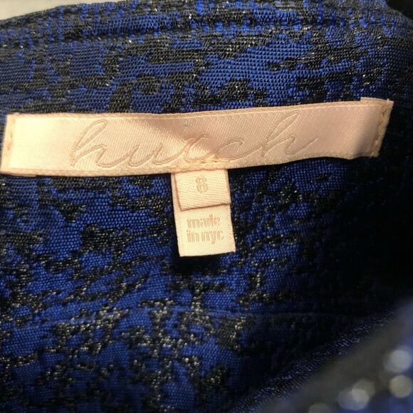 Anthropologie Hutch Metallic Mini Dress Size 8 - Picture 5 of 6